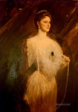 皇后アレクサンドラ・フョードロヴナの肖像 ジャン・ジョセフ・ベンジャミン コンスタント・オリエンタリスト Oil Paintings